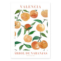 Abstract Lemon Flower Eye Orange Vintage Plant Wall Art Canvas Painting Posters and Prints Wall Pictures for Living Room Decor