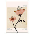 Abstract Lemon Flower Eye Orange Vintage Plant Wall Art Canvas Painting Posters and Prints Wall Pictures for Living Room Decor