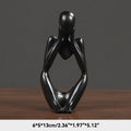 Sand Color The Thinker Abstract Statues Sculptures Yoga Figurine Nordic Living Room Home Decor Decoration Maison Desk Ornaments